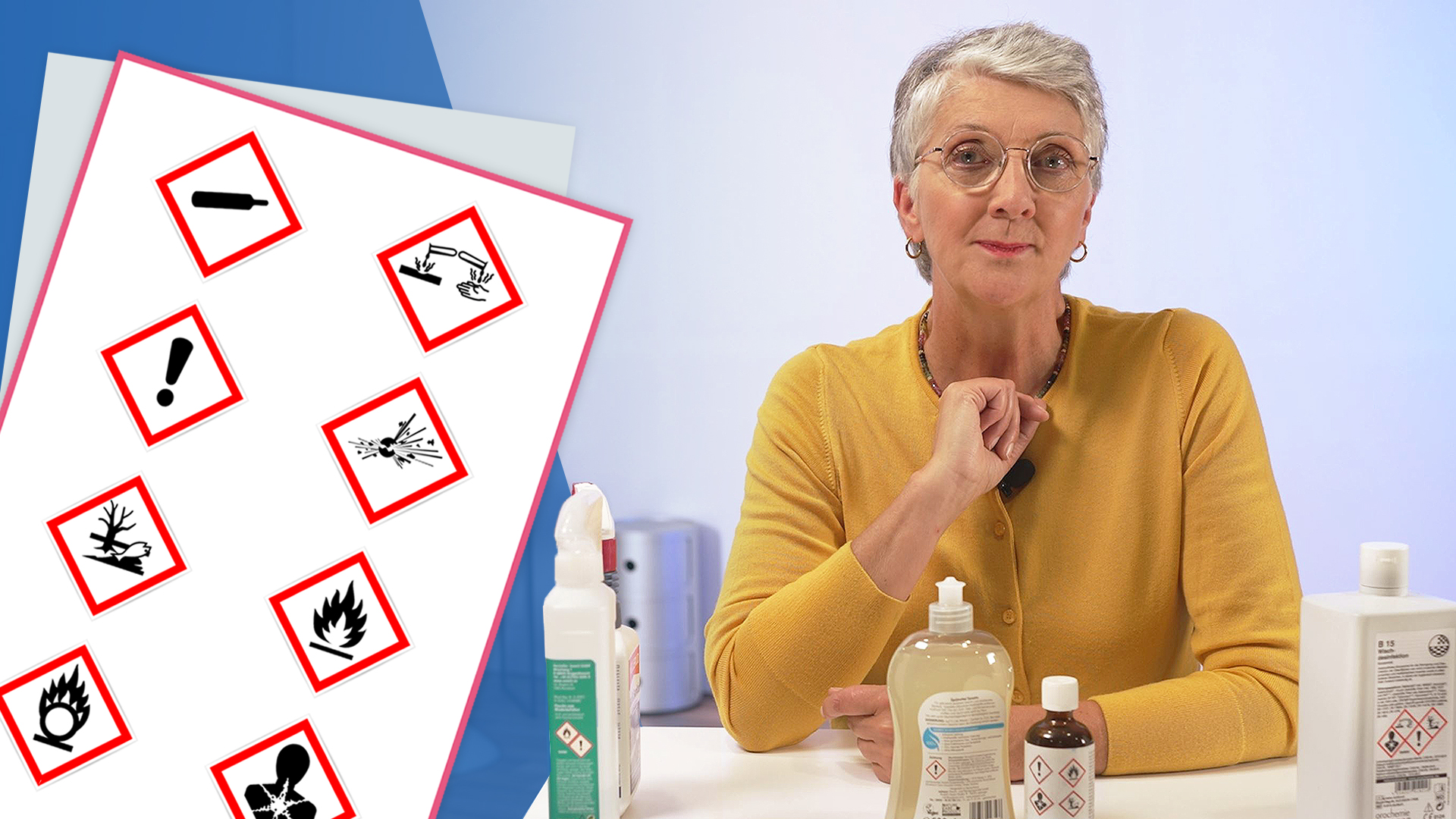 Vorschaubild zum Kurs: Säure vs. Lauge - Gefahrstoffbelehrung für den hauswirtschaftlichen Bereich