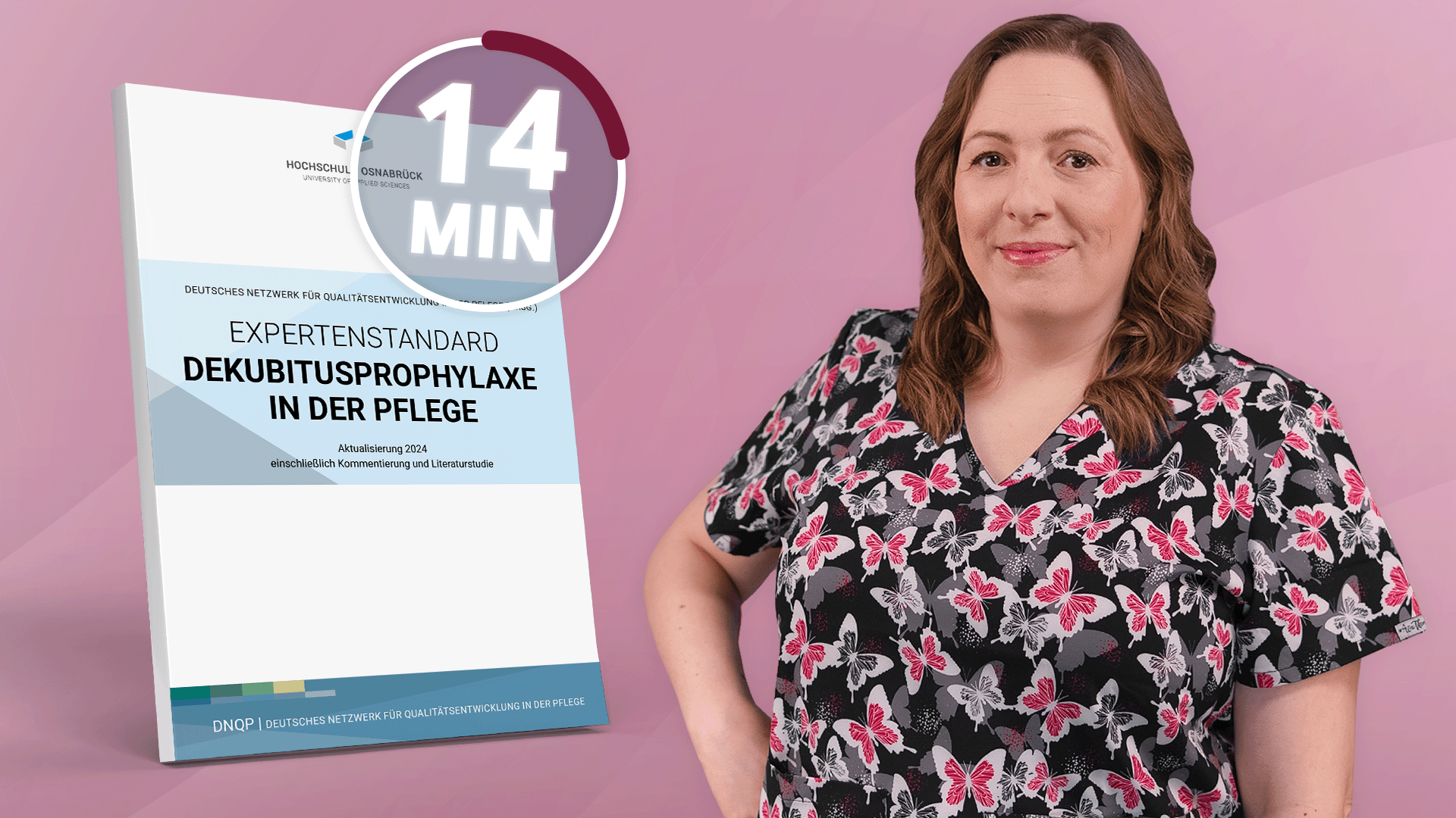 Vorschaubild zum Kurs: 14-Minuten: Expertenstandard Dekubitusprophylaxe in der Pflege