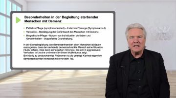 Begleitung Sterbender - Besonderheiten von Menschen mit Demenz